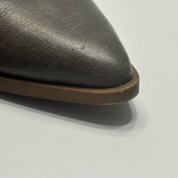 Universal Thread Boots Womens Marlow Zip Cowboy Pointed Bootie Grey Heels Size 8 - Picture 6 of 16